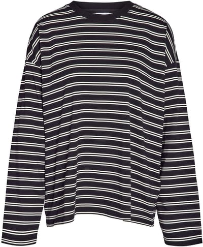 Noisy may Trui Nmember L/s Stripe Sweat Noos 27036484 Black/white Dames Maat - XS