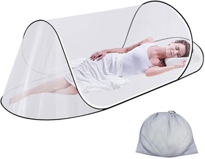 pop-up, 200 x 80 x 56 cm, opvouwbaar muggennet, draagbare campingtent, muggennet, bed voor bed, reizen, outdoor, camping, comfortabel, snel en draagbaar