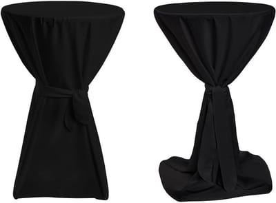 Set van 2 Statafelhoezen Premium - Elastisch & Vloerlang voor Feest en Evenementen