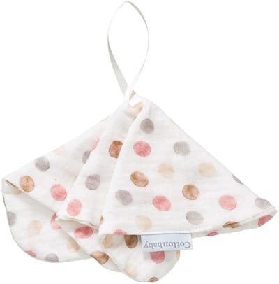 Cottonbaby Cottonsoft Speendoekje – Dots – Zacht, Wasbaar & Duurzaam – Geschikt voor Speen – 20x20 cm