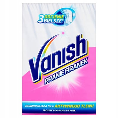 Vanish - Poeder voor Gordijnen - 400g - Actieve Zuurstof - Veilig voor Alle Gordijnen