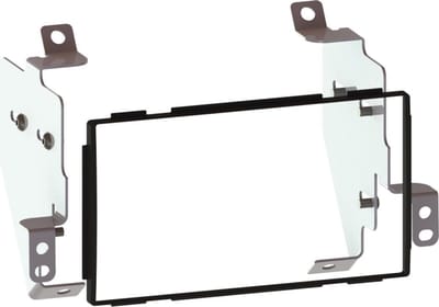 2-DIN Paneel geschikt voor Nissan Note (E11) 2006-2013 - kleur: Zwart