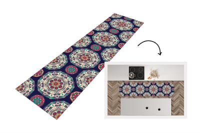 Keukenloper - Loper keuken - Bohemian - Mandala - Patronen - 200x50 cm - Keukenloper vinyl