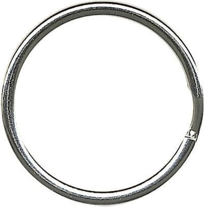 Sleutelring Alco 33mm metaal - zakje a 10stuks x 10 in doos
