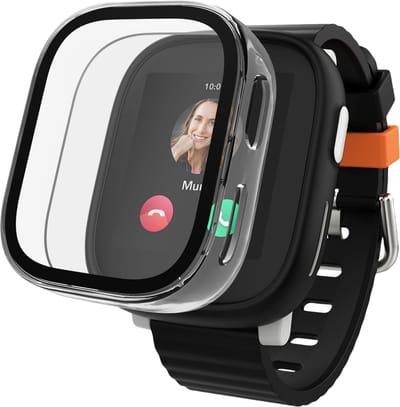 Hoesje voor Xplora X6 Play - Harde beschermhoes transparant scherm gehard glas