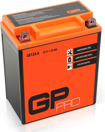 12V 12Ah GEL Accu voor Motorfiets - Onderhoudsvrij en Verzegeld