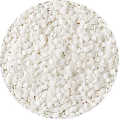 BrandNewCake® Eetbare Taart Mini Confetti Rondjes Wit Ø4mm 500gr - Taartdecoratie Sprinkles - Strooisel - Taartversiering