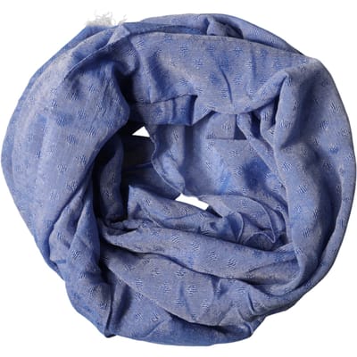 Dolce & Gabbana Blauwe Kant Sjaal Katoenen Nekwrap Schal