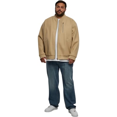 Urban Classics - Bomber Blouson Jacket - M - Beige