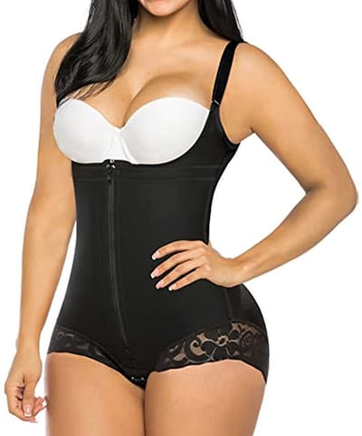 Somstyle Colombiaanse Corrigerende Body - Maat S - Bodysuit - Corrigerend Ondergoed Dames - Bodyshaper - Zwart