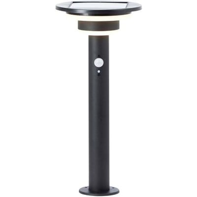 Brilliant G40406/06 Garvina Staande lamp op zonne-energie met bewegingsmelder LED-module LED vast ingebouwd 3 W Zwart