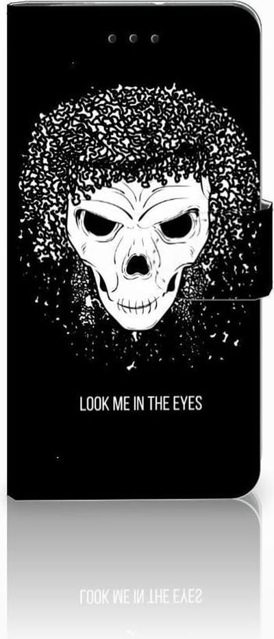 Telefoonhoesje met Naam Motorola Moto G7 Play Skull Hair