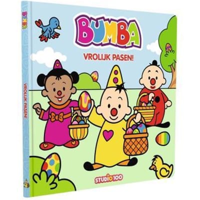 Studio 100 Bumba - Vrolijk Pasen Kartonboekjes Baby- en peuterboeken