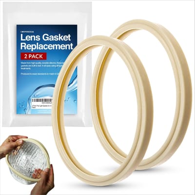 Allecto - Pentair-compatible lichtlenspakking - 2-Pack - Duurzaam en lichtgewicht - 8 3/8 inch - Voor zwembad en spa - Compatibel met IntelliBrite ...