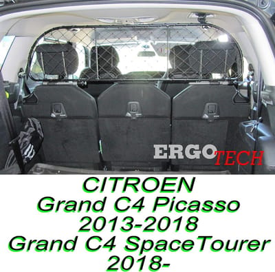 Scheidingsnet voor Citroen Grand C4 Picasso vanaf 2013 - Stevige Hondenrek