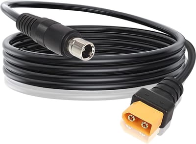 Power Adapter Kabel XT60 naar DC8020 voor Zonnepaneel en Draagbare Stroomcentrale - 1.5M 14AWG