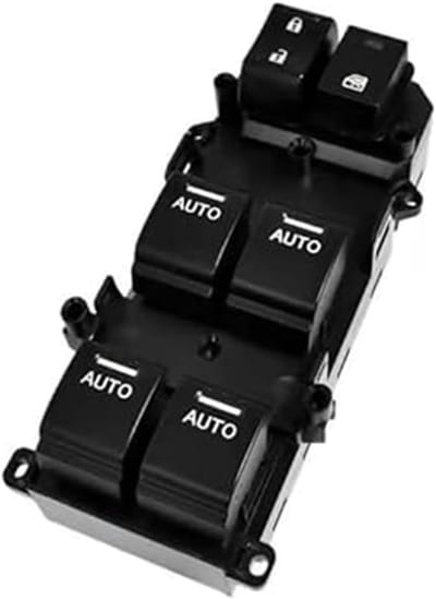 Raamheffer Schakelpaneel - Vensterbediening - Auto Interieur - Verbeterd Ontwerp - 1 Eenheid - Zwart