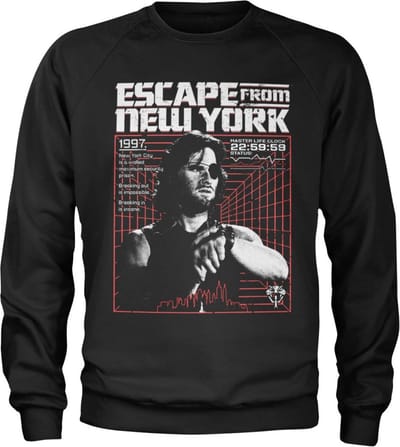 Escape From New York Sweater/trui -S- Escape From N.Y. 1997 Zwart
