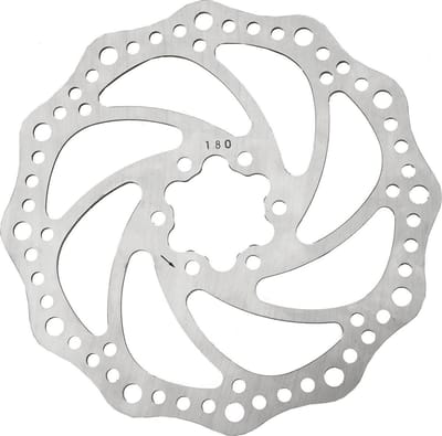 remschijf Sypo 180 mm 6 gaats zilver staal