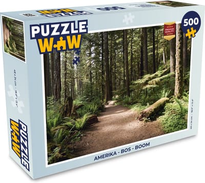 Puzzel Amerika - Bos - Boom - Legpuzzel - Puzzel 500 stukjes