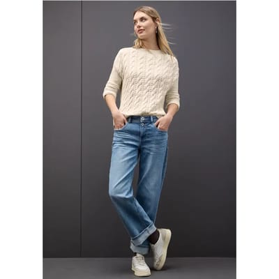 Jumper met kabelpatroon