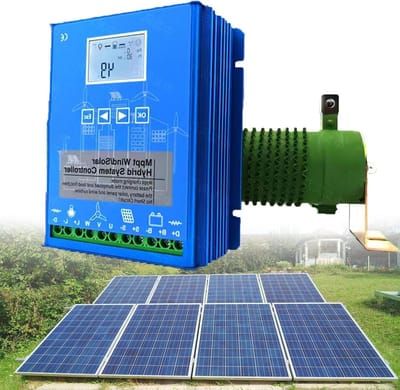 Continue zonne-hybrideregelaar 12V, 24V, 48V, wind- en zonne-hybridesysteem MPPT-laadregelaar, regelaars voor hernieuwbare energie voor thuiswindturbines,12v-8000w