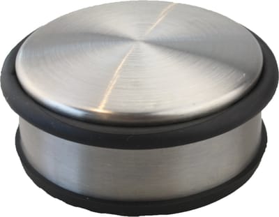 GS deurstopper RVS 1 kg - Voor binnen en buiten - Deurbuffer Ø10 x 5 cm - 100% staal