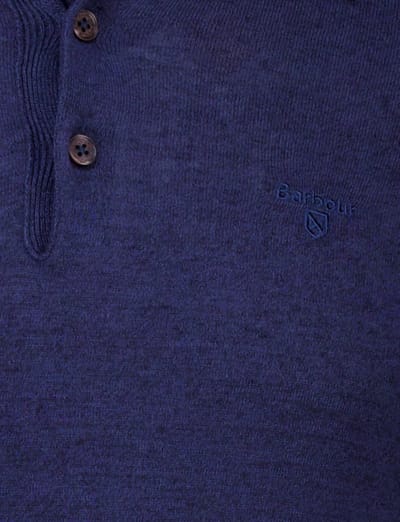 Barbour poloshirt korte mouw donkerblauw
