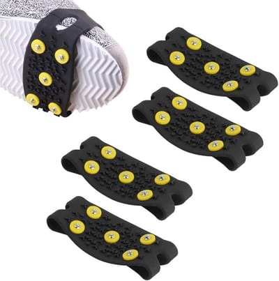 2 Paar Antislip Crampons voor Bergbeklimmen - IJs Grip Schoenbeschermers voor Outdoor Activiteiten