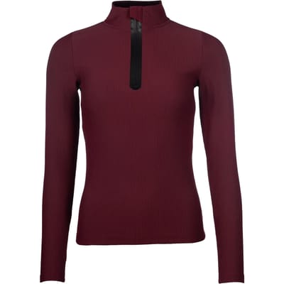 Damespolo met lange mouwen Lauria Garrelli Livigno Ribbed