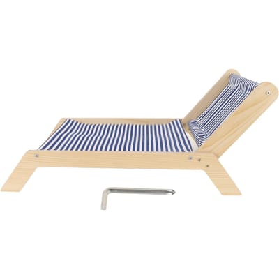 Kattenhangmat Voorkom Schudden Houten Frame Schommelstoel Kitten Verhoogd Bed met Krabpaal voor Alle