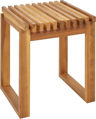 Rustieke Acacia Houten Bijzettafel voor Buiten en Binnen