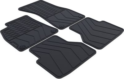 Rubber Automatten geschikt voor Audi A7 C8 - 2018-heden - 4-delig - Uitvoering: Zonder bevestiging op de achtermatten