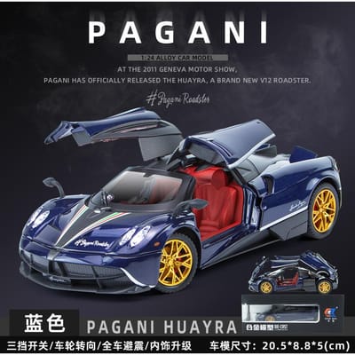 1:24 Pagani Huayra Dinastia Hypercar Legering Metaal Diecast Modelauto Woondecoratie Desktop Display Ornament Hoge Simulatie Mini