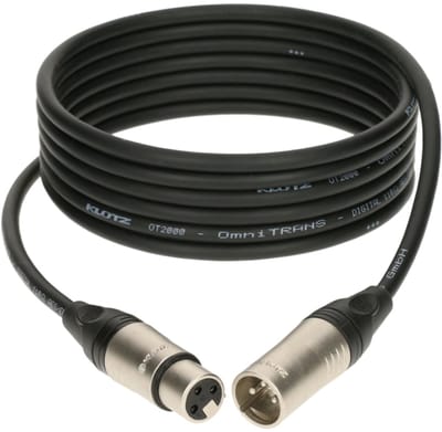 Klotz D2D-3X1K0-001 DMX Kabel 1 m - Kabel
