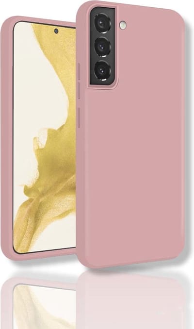 oTronica Hoesje Geschikt Voor Samsung Galaxy S22 Plus backcover liquid siliconen hoesje - Baby Roze