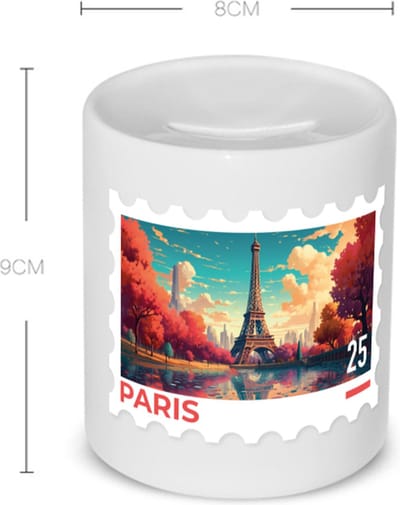 Akyol - parijs Spaarpot - 420 - liefhebber - europa - 350 ML inhoud