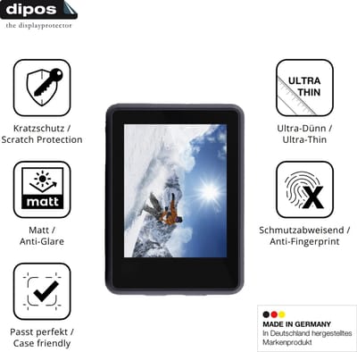 dipos – 4x Matte Beschermfolie geschikt voor AgfaPhoto Realimove AC9000 | Krasbestendige & antireflecterende Screenprotector Ultra-Thin