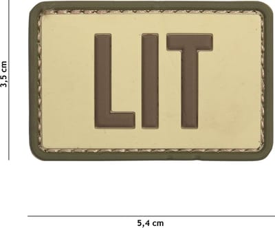 101 Inc Embleem 3D Pvc Lit Coyote  11135