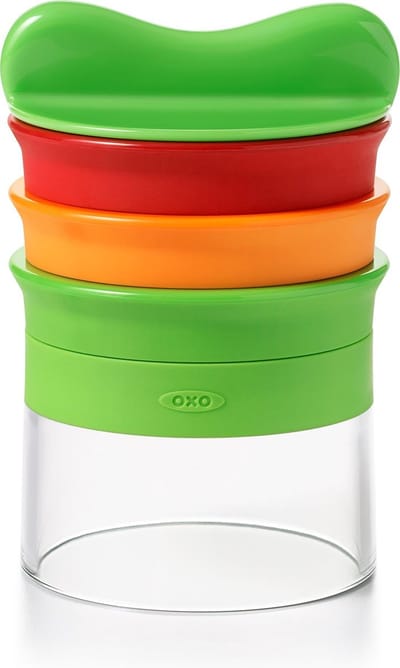 OXO - Spiraalsnijder - 3-in-1 - Met restenhouder
