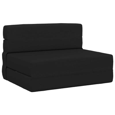 vidaXL - Vouwbare - Sofa - Bed - Zwart - 70 - x - 72 - x - 60 - cm - Stof