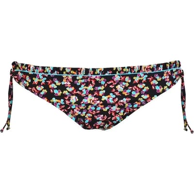 Zijde bikini broekje met knoop vrouw Red Point Alba