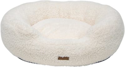 Animal Boulevard - CURL PLUSH Chubby - Mand - Kleur: Wit - Maat S: 50x45x16 cm