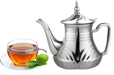 Cheffinger Theepot Zilver - 1.4 Liter - Turkse & Marokkaanse Theepotten