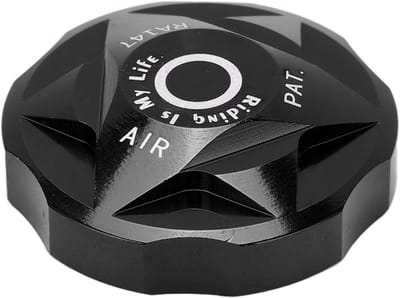 Dailygoods- Luchtkamer Cover Aluminium - Fietsonderdelen - Verende Vork - Ventieldop - Accessoire - Geschikt voor Fiets - Fietsonderdeel