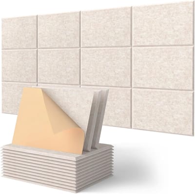 Geluidsdempende panelen - Akoestische Schuimmatten - Geluid Absorber - Echoreductie - voor Opnamestudio's en Thuisstudio's - Akoestisch Studioschuim - Geluidsdemping panelen - Wedge Tiles -
