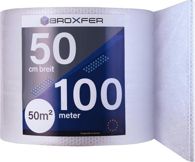 Bubble Wrap Roll 50 cm x 100 m - Beschermfolie voor Verhuis- en Verzending