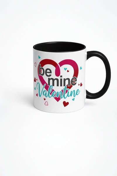 Valentijn Mok 'Be Mine Valentine' | Romantische Liefdes Beker met Hart Design