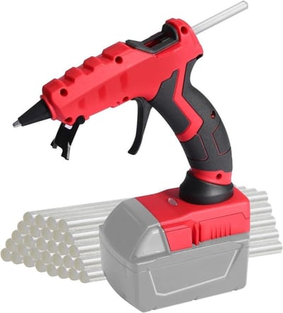 Lijmpistool - Smeltpistool - Hobby en reparatie - Draadloos en snel - 30 lijmstiften - One Color