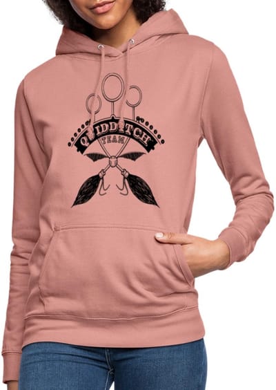 Harry Potter Quidditch Team black Hoodie Dames